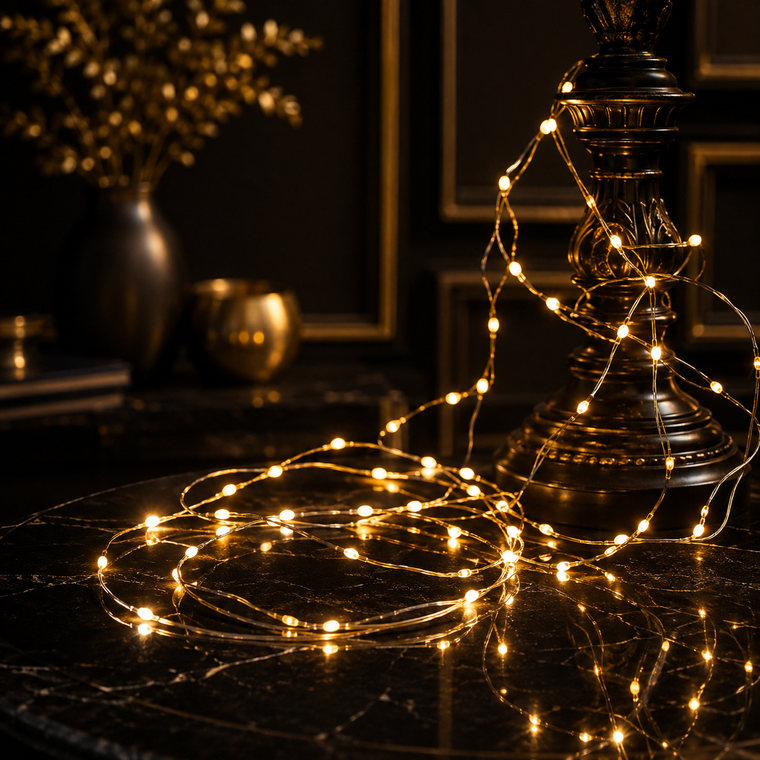 20 Feet Warm White LED Fairy String Light