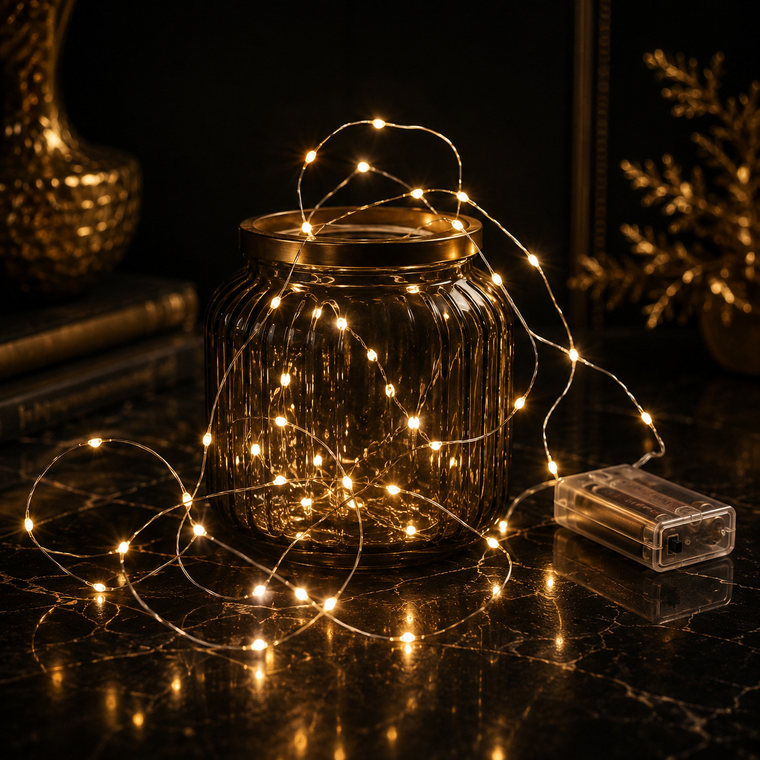 30 LED Battery-Operated Mini Fairy Lights