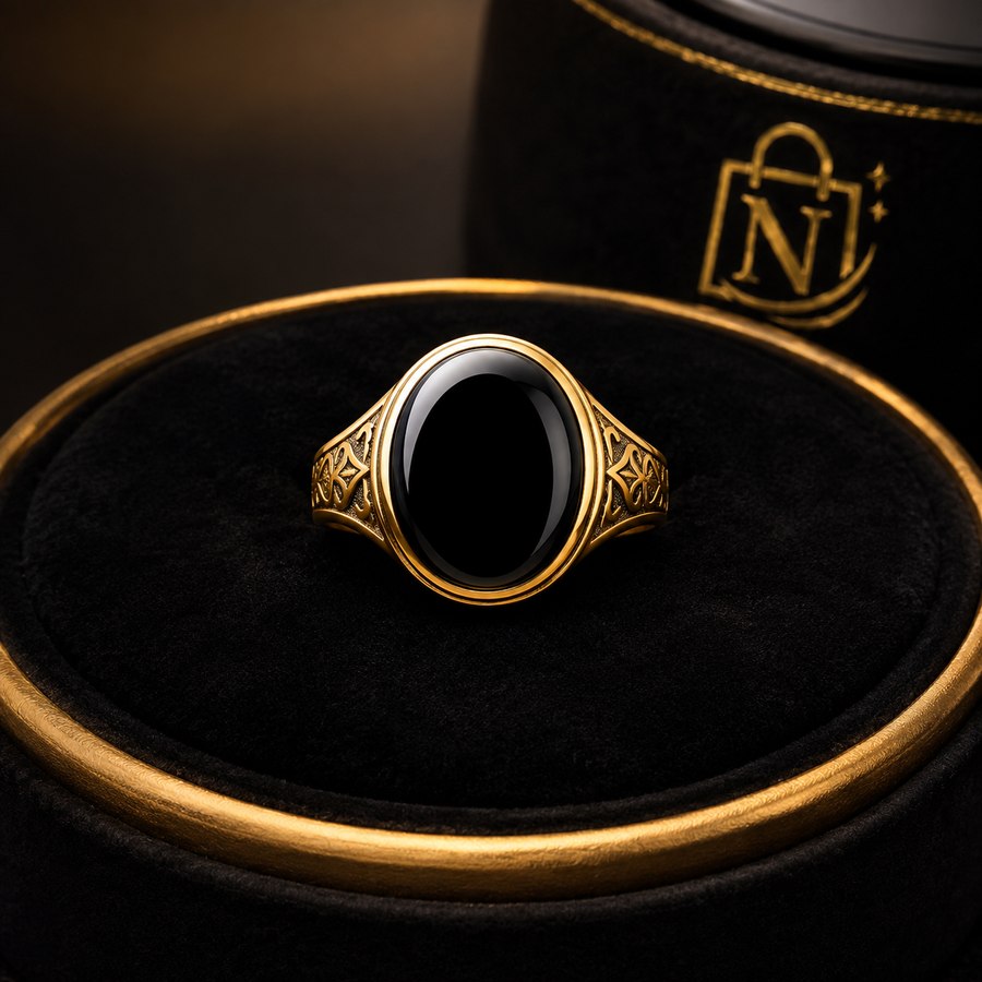 Turkish Style Stone Ring for Men