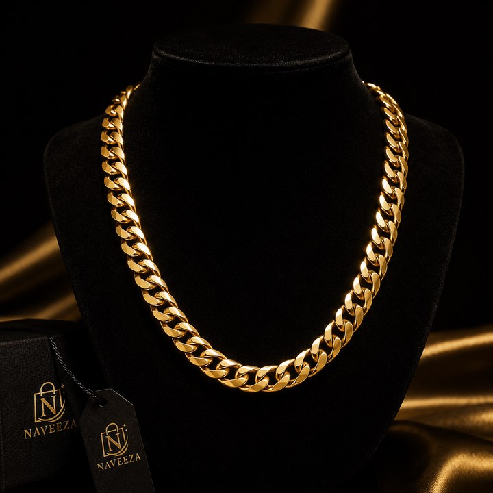 Stainless Steel Cuban Link Chain for Men