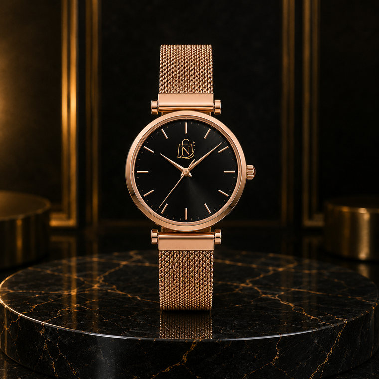 Magnetic Mesh Strap Watch for Women