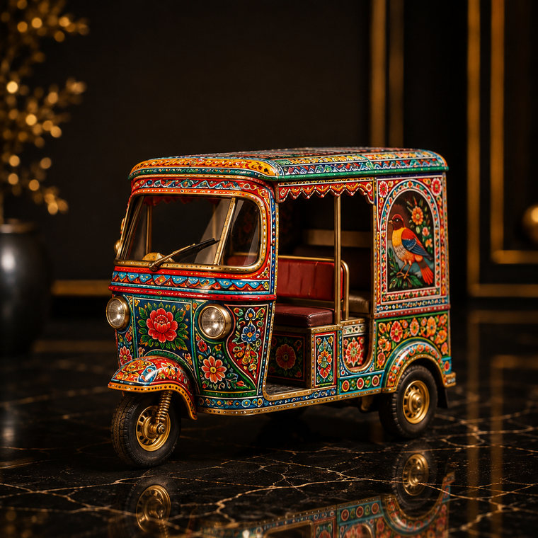Truck Art Miniature Rickshaw Model