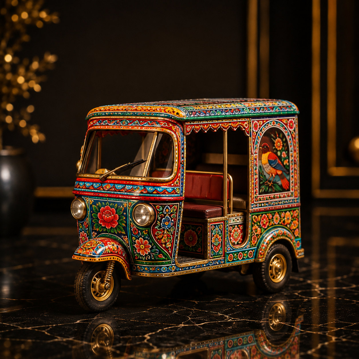 Truck Art Miniature Rickshaw Model