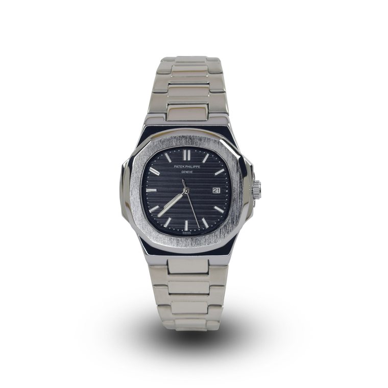 Patek Philippe - Silver (Black Dial)