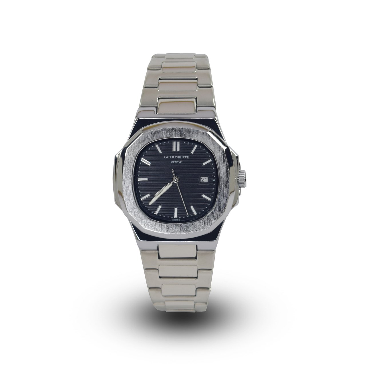 Patek Philippe - Silver (Black Dial)