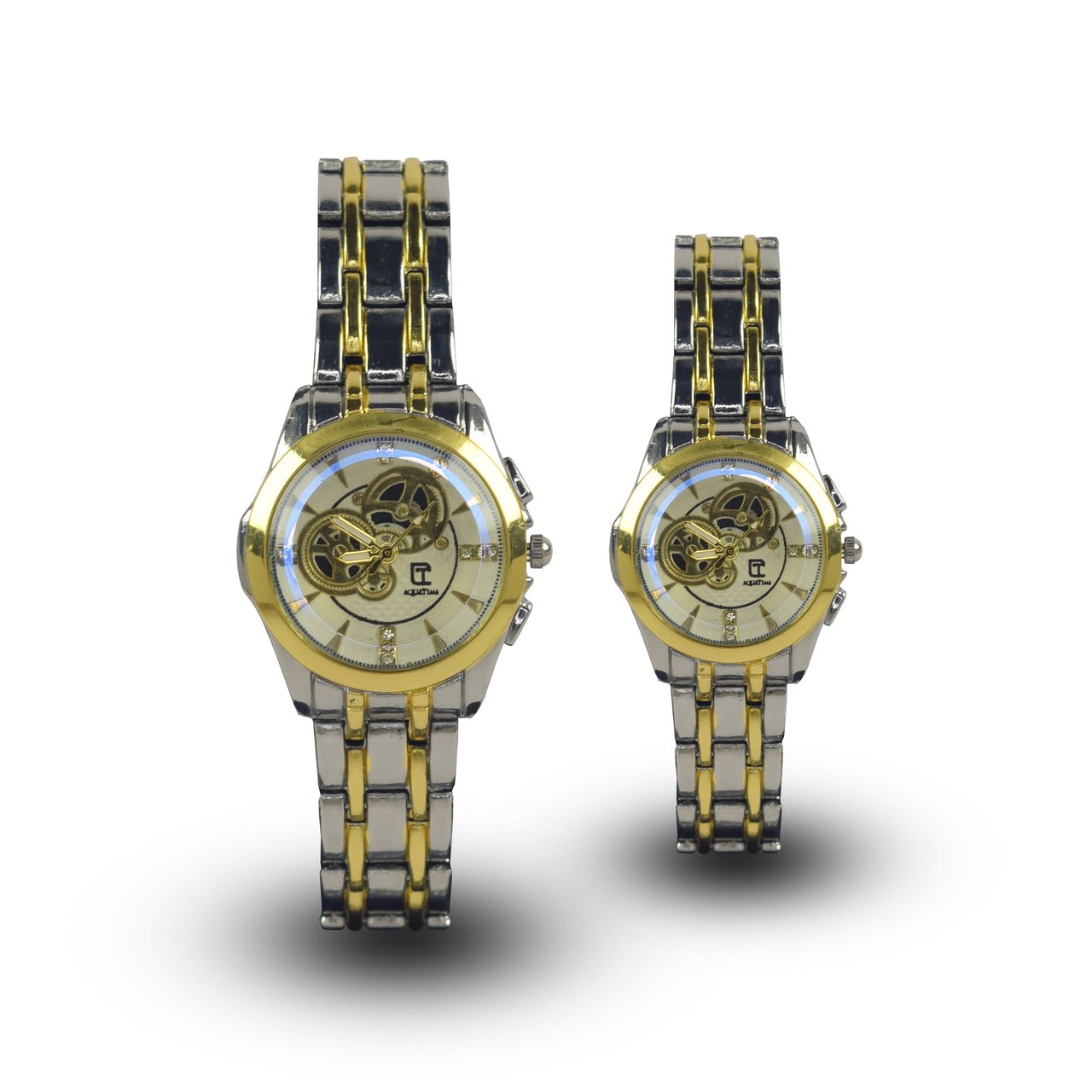 Aquatime Couple Watches - Golden