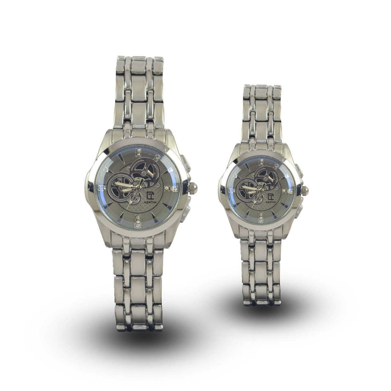 Aquatime Couple Watches - Silver