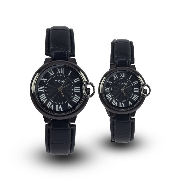 TOMI Couple Watches - Black