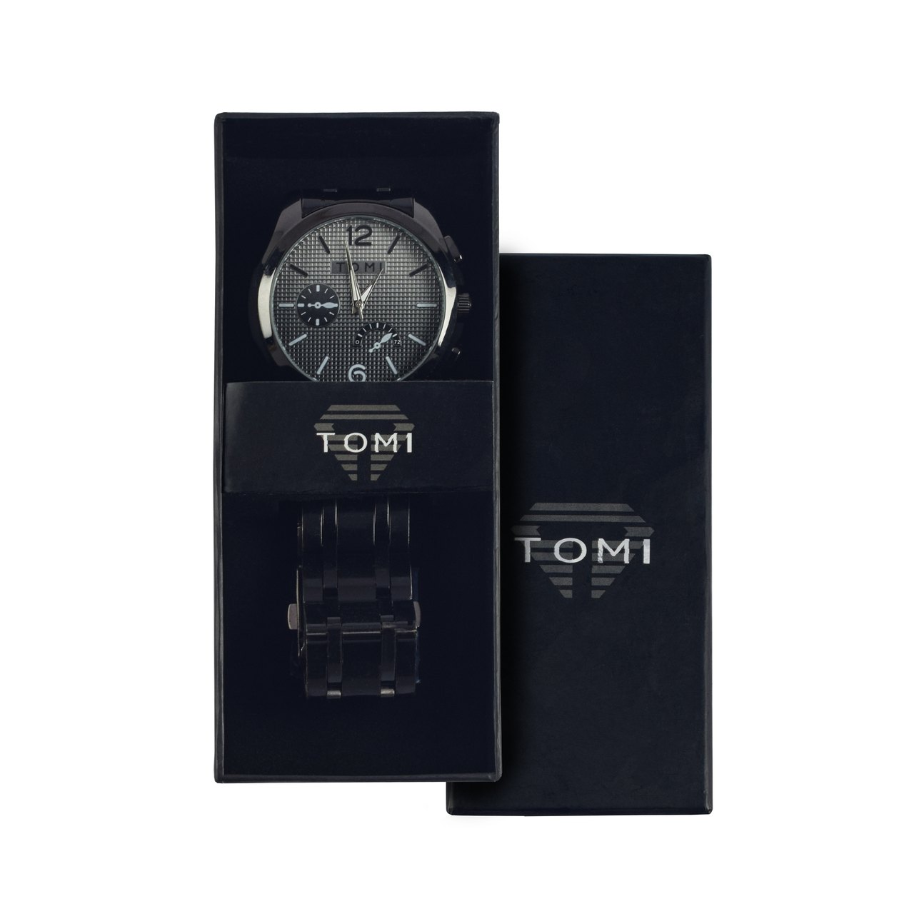 TOMI Men's - Black (Black Dial)