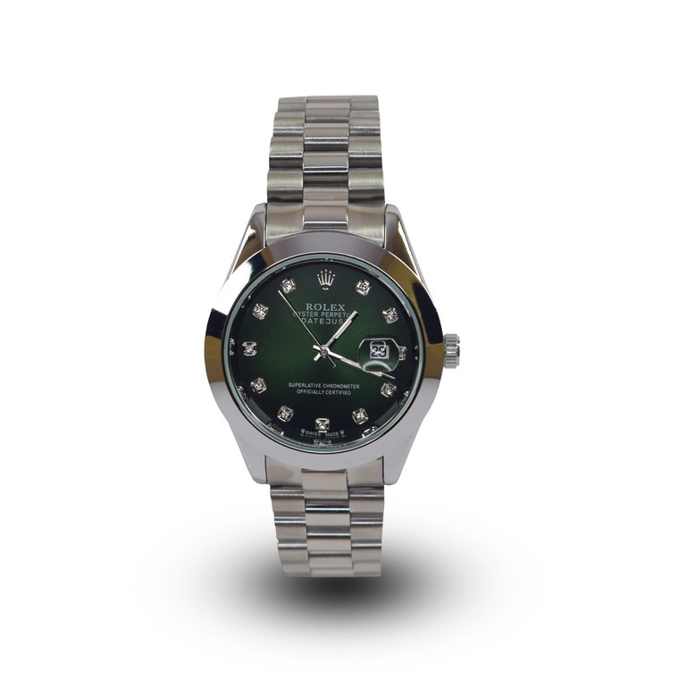 RLX Oyster - Silver (Green Dial)
